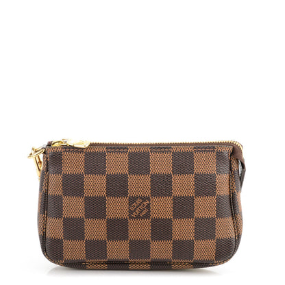 Louis Vuitton Damier Ebene Mini Pochette Accessories 1 of 7