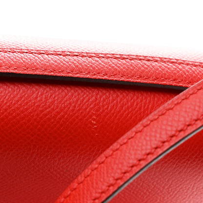Hermes Epsom Mosaique Au 24-17 Rouge De Coeur 12 of 13
