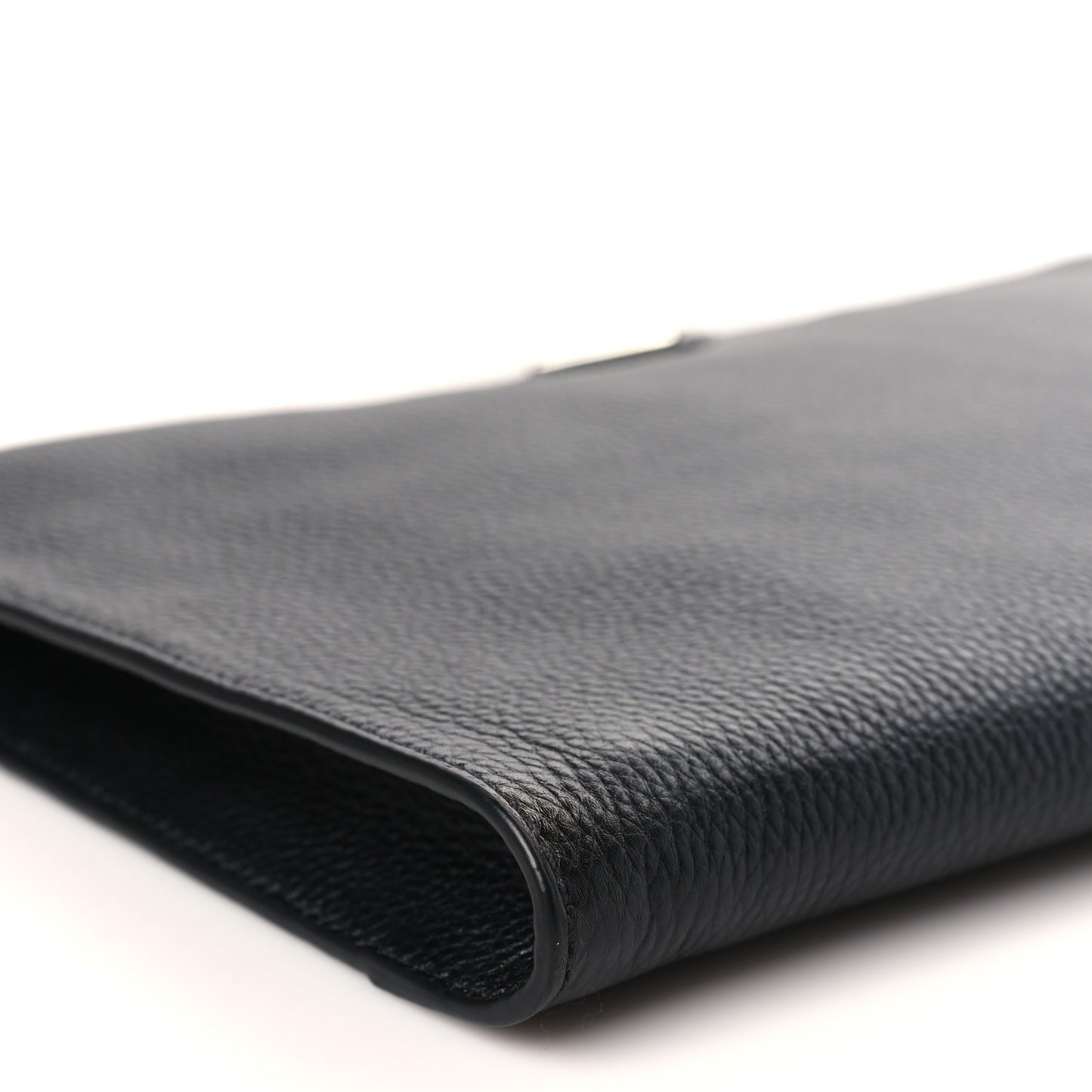 Vitello City Zip Clutch Black