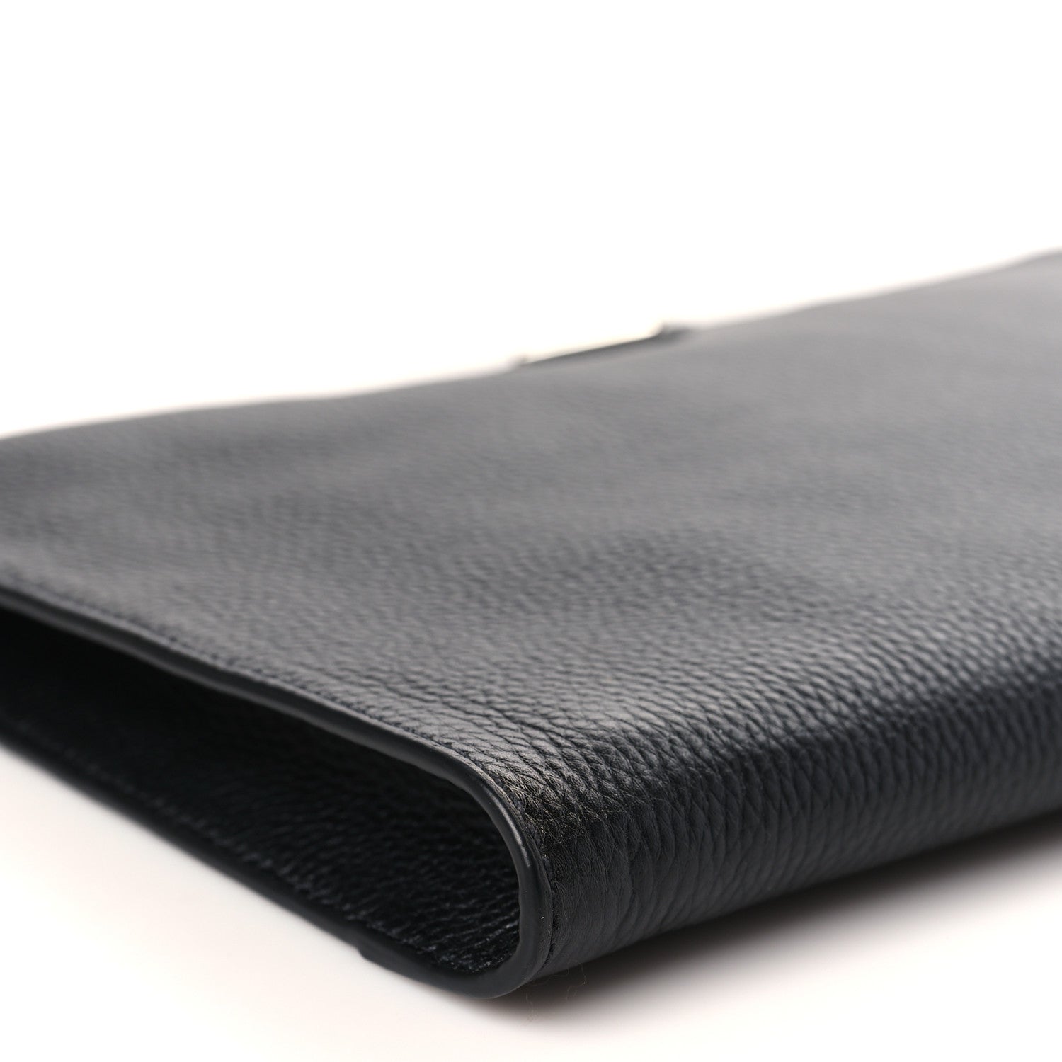 Prada Vitello City Zip Clutch Black 7 of 8