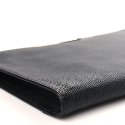 Prada Vitello City Zip Clutch Black 7 of 8