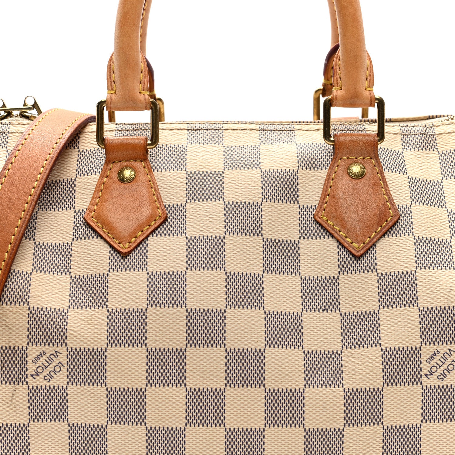 Louis Vuitton Damier Azur Speedy Bandouliere 25 7 of 9
