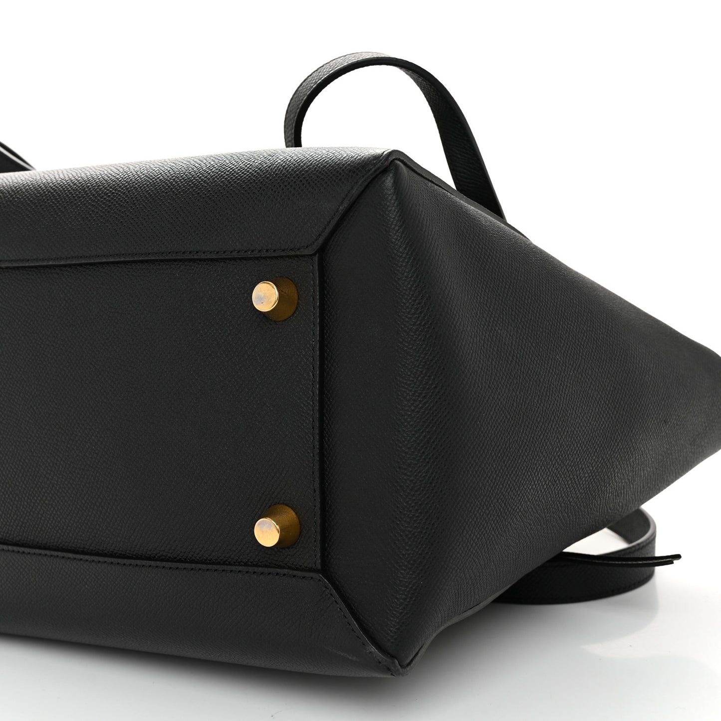 Grained Calfskin Mini Belt Bag Black