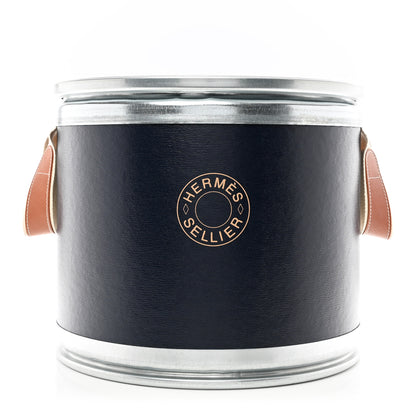 Hermes Cardboard Metal Sellier Smallbox Storage Box Navy 1 of 8
