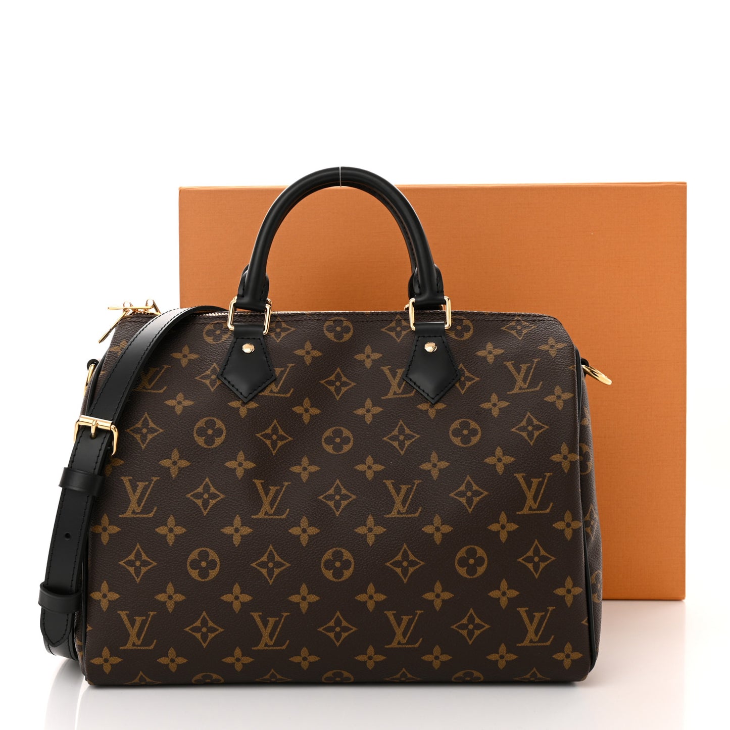 Monogram My World Tour Speedy Bandouliere 30 Black