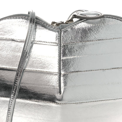 Alaia Laminated Eel Le Coeur Bag Argent 7 of 9