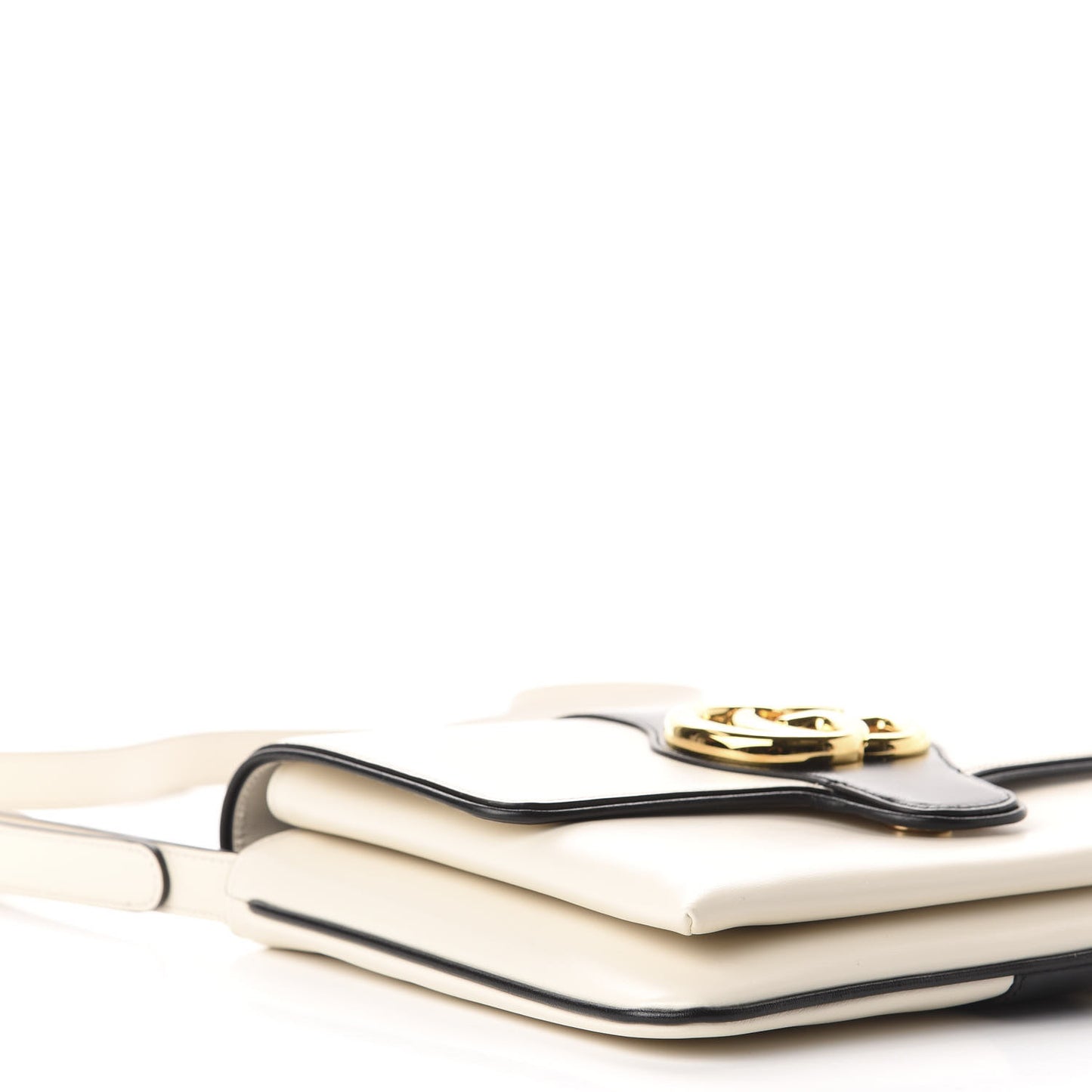 Calfskin Medium Arli Flap Shoulder Bag White