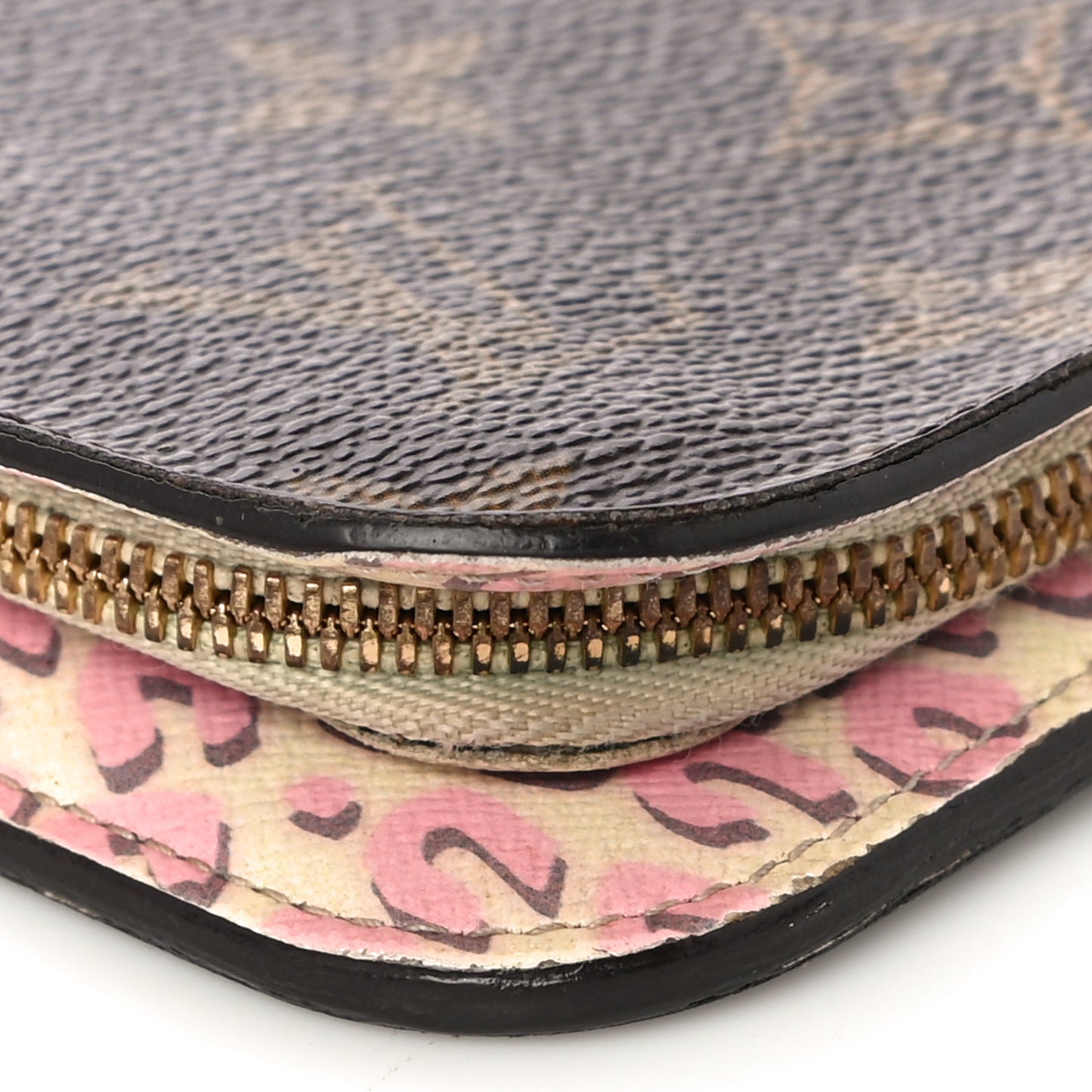 Monogram Leopard Insolite Wallet Blanc Corail