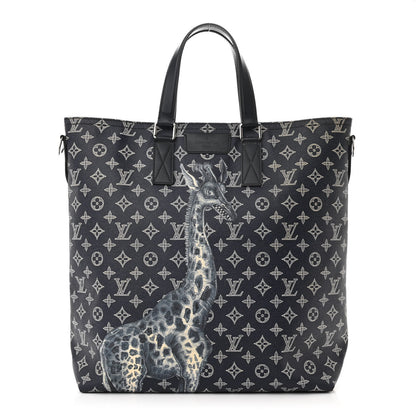 Louis Vuitton Savane Monogram Chapman Atlas Tote Ink 1 of 9