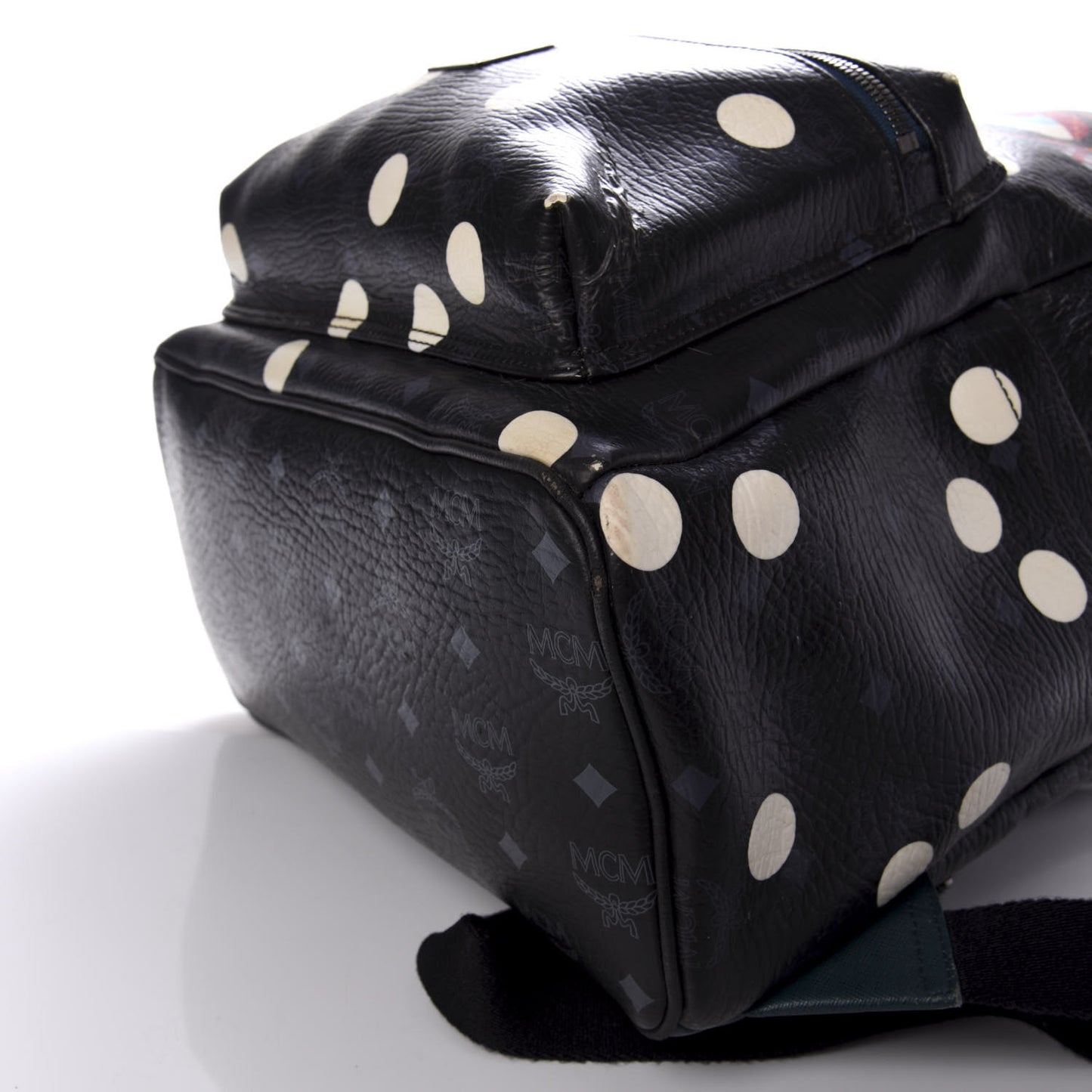 Wrinkled Visetos Small Craig & Karl Beyond Snowdome Backpack Black