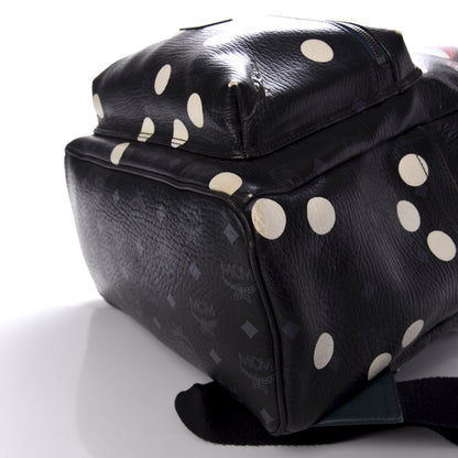 MCM Wrinkled Visetos Small Craig & Karl Beyond Snowdome Backpack Black 10 of 12