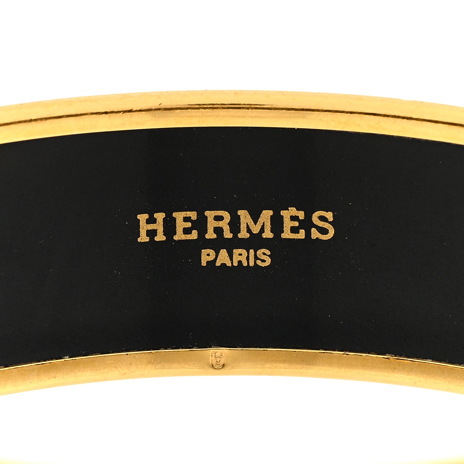 Hermes Enamel Printed Elephants Grazing Wide Bracelet 4 of 4