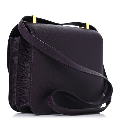 Hermes Epsom Constance 24 Raisin 3 of 11