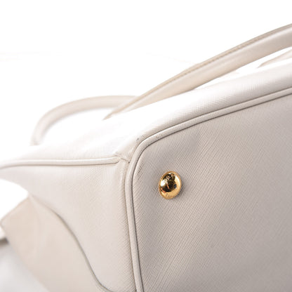 Prada Saffiano Lux Medium Tote Talco 13 of 23