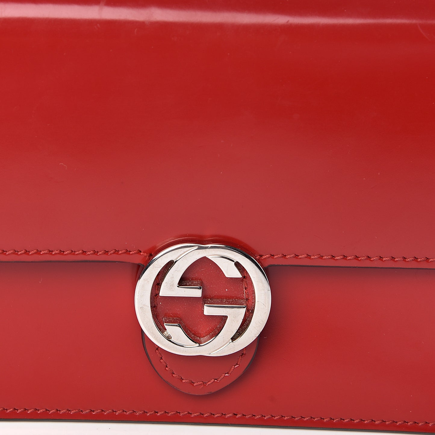 Shade Lux Calfskin Icon Wallet Hibiscus Red
