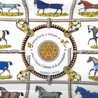 Hermes Porcelain Couvertures Et Tenues De Jour Change Tray 4 of 6