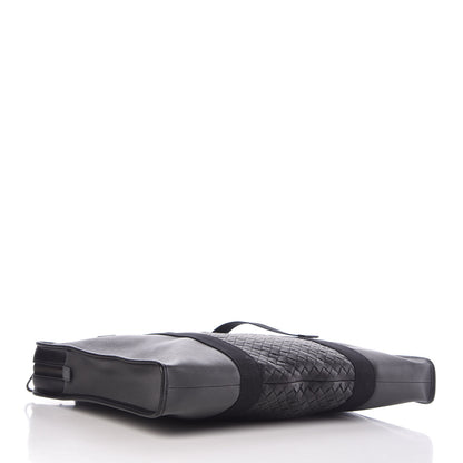 Bottega Veneta Nappa Intrecciato Briefcase Medium Grey Black 4 of 8