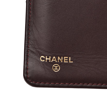 Chanel Aged Calfskin Quilted Reissue Yen Wallet Black 5 of 13