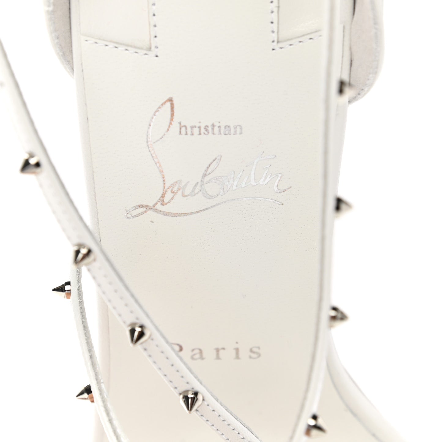 Riojana 100 Spiked Sandals 40 White