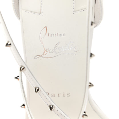 Christian Louboutin Riojana 100 Spiked Sandals 40 White 7 of 8