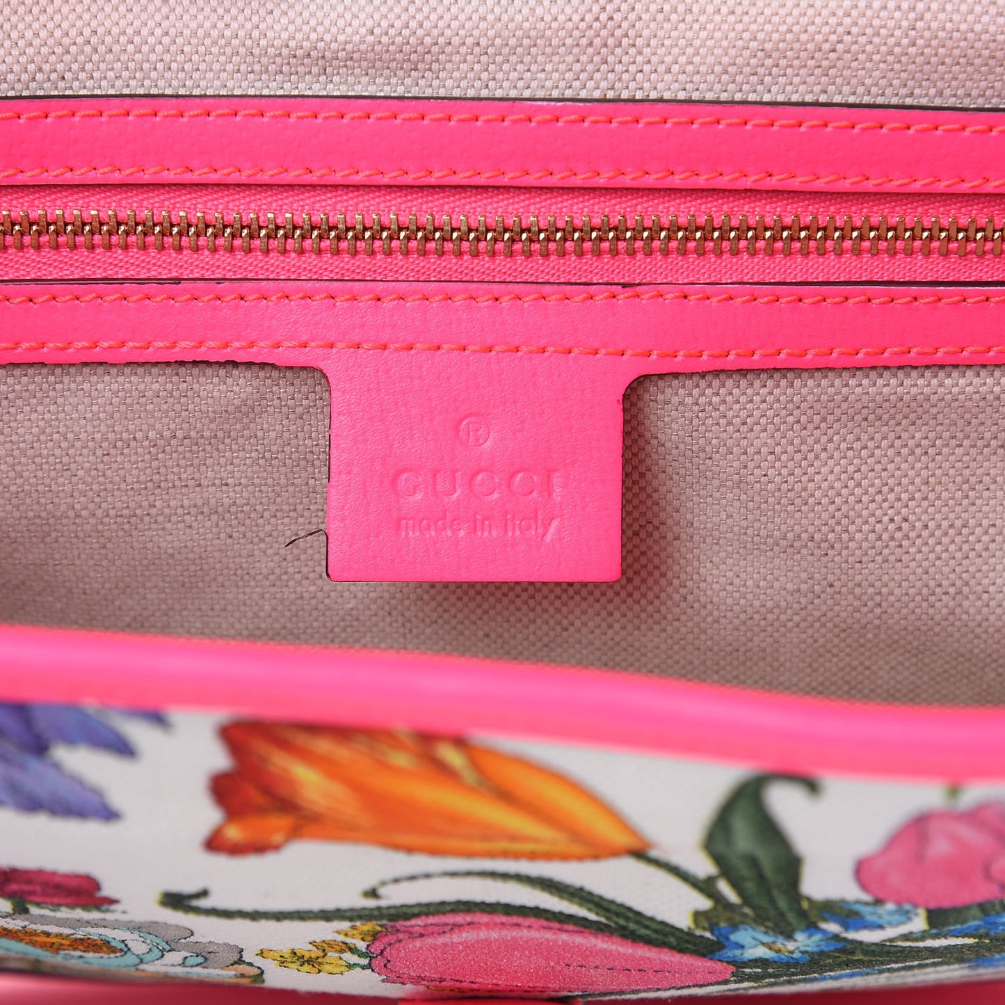 Canvas Flora Medium Jackie Hobo Fuchsia