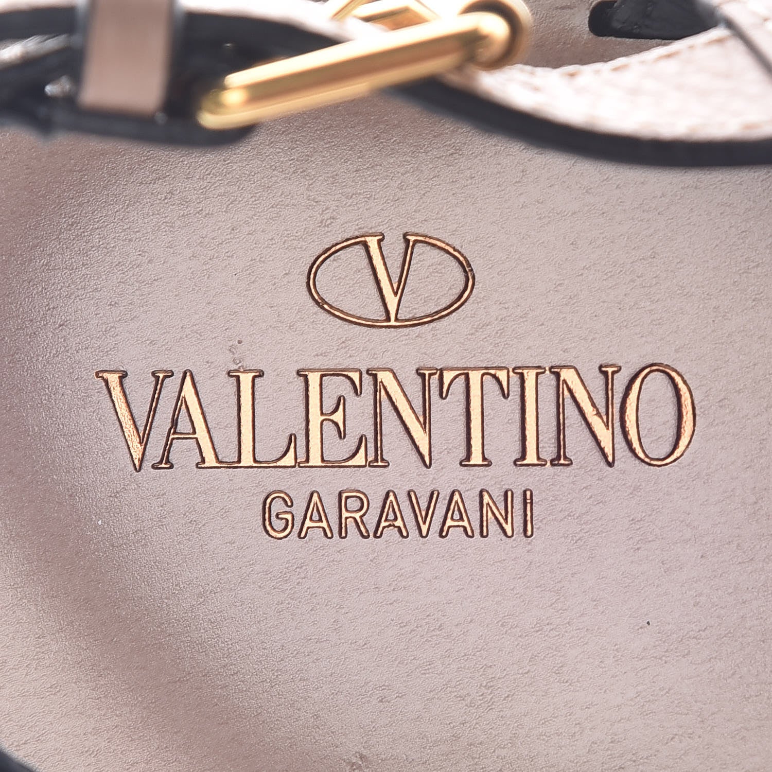 Valentino Garavani Grainy Cowhide Vlogo Slingback Flat Thong Sandals 37.5 Rose Cannelle 6 of 8