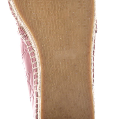 Gucci Guccissima Signature Espadrilles 38.5 Rose Baby Candy 6 of 11