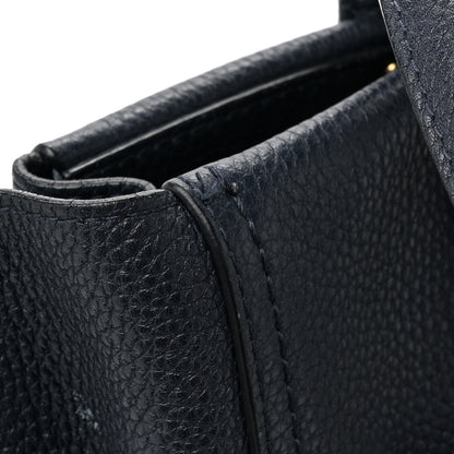 Salvatore Ferragamo Calfskin Verve Tote Navy 16 of 18