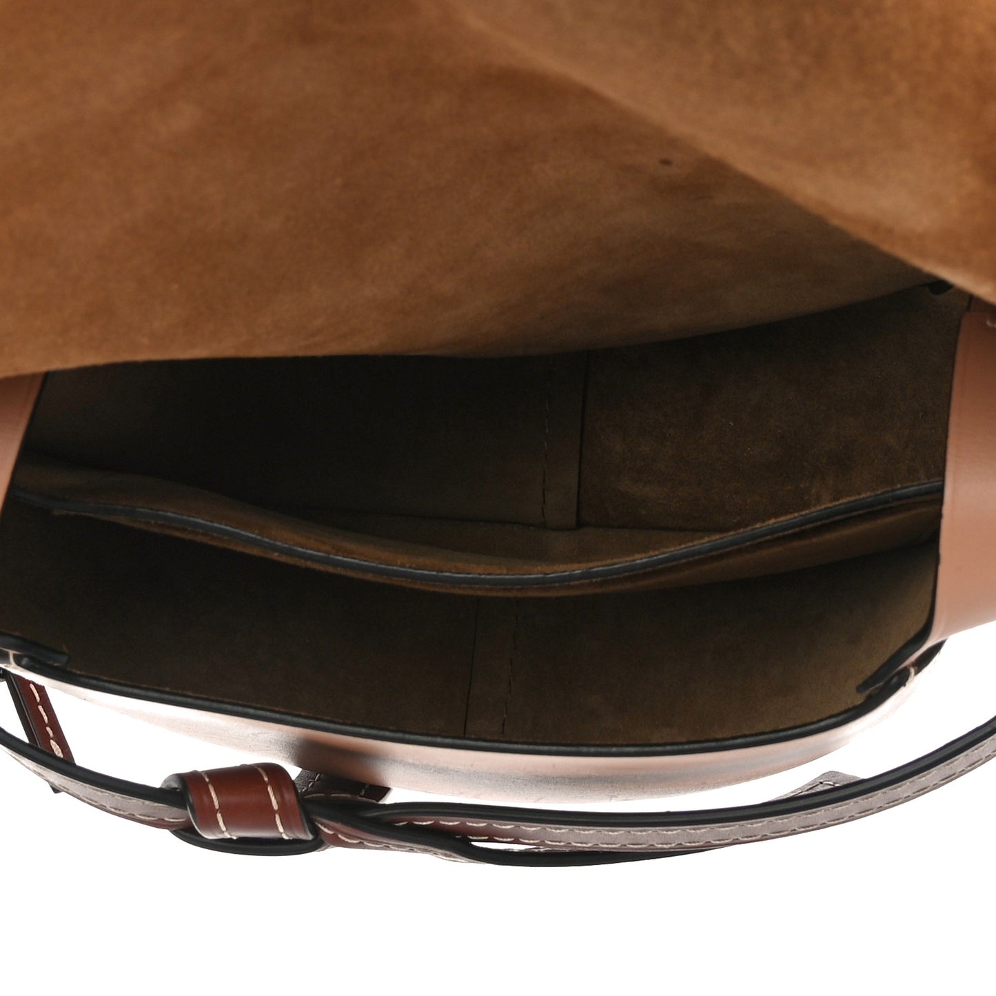 Calfskin Small Gate Crossbody Bag Taupe