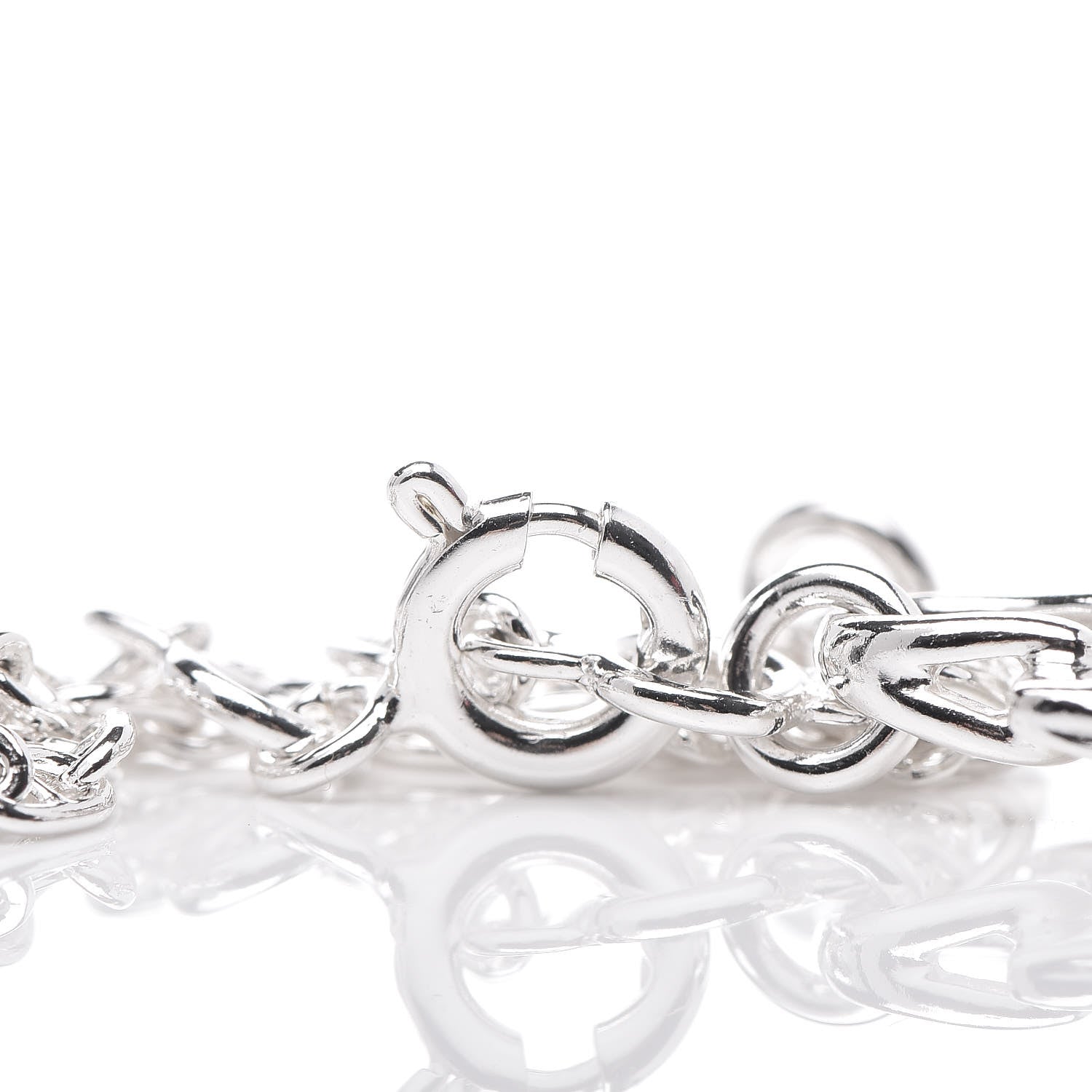 Hermes Sterling Silver Mini Birkin Amulette Bracelet SH 5 of 7