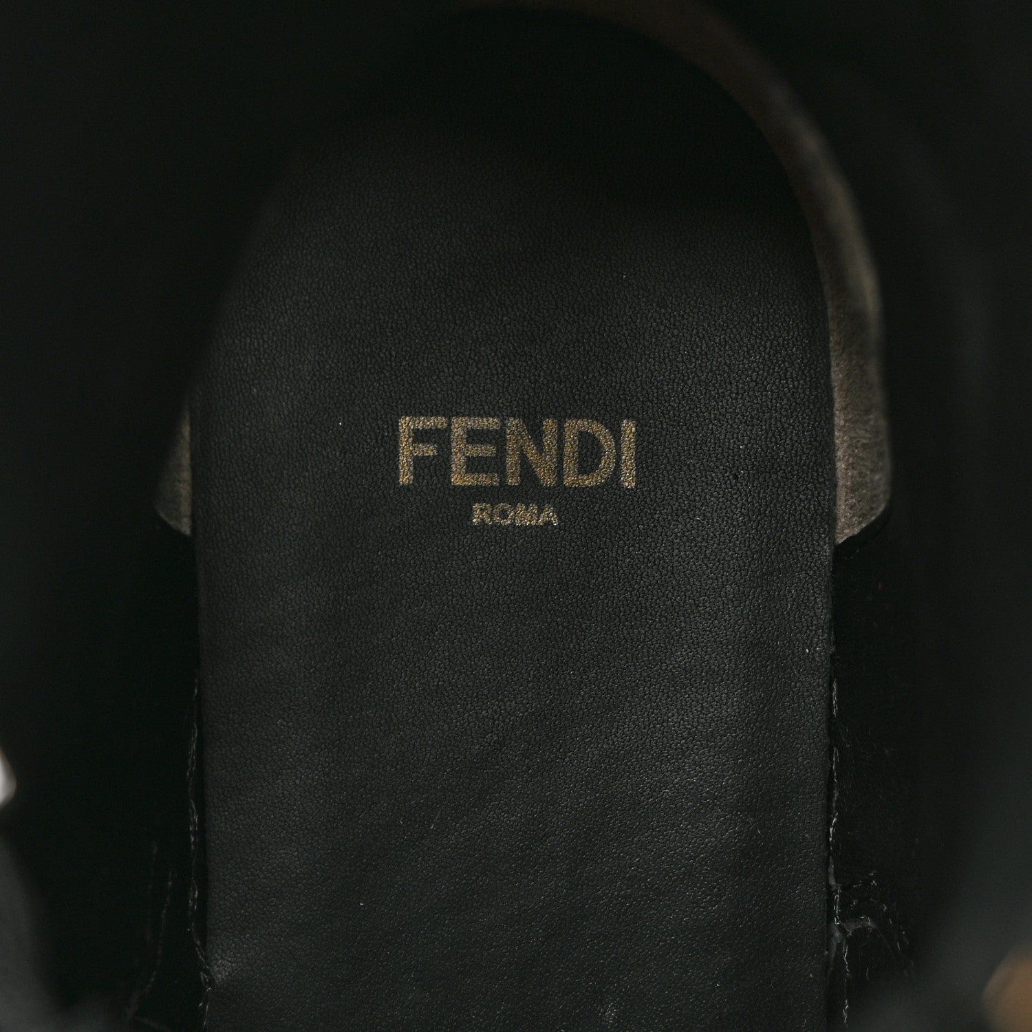 Fendi Vitello Abrasivato Fendigraphy 50mm Biker Boots 40 Black 7 of 9