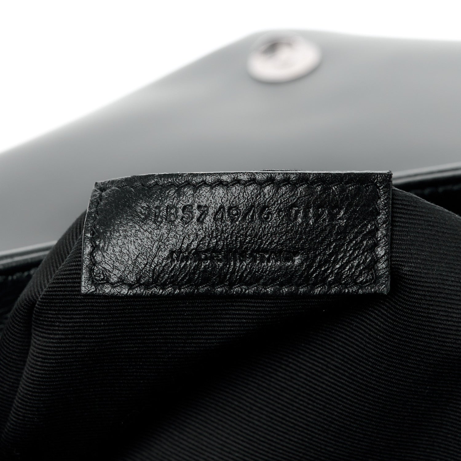 Saint Laurent Calfskin Y Quilted Monogram Monochrome Medium Loulou Chain Satchel Black 7 of 11
