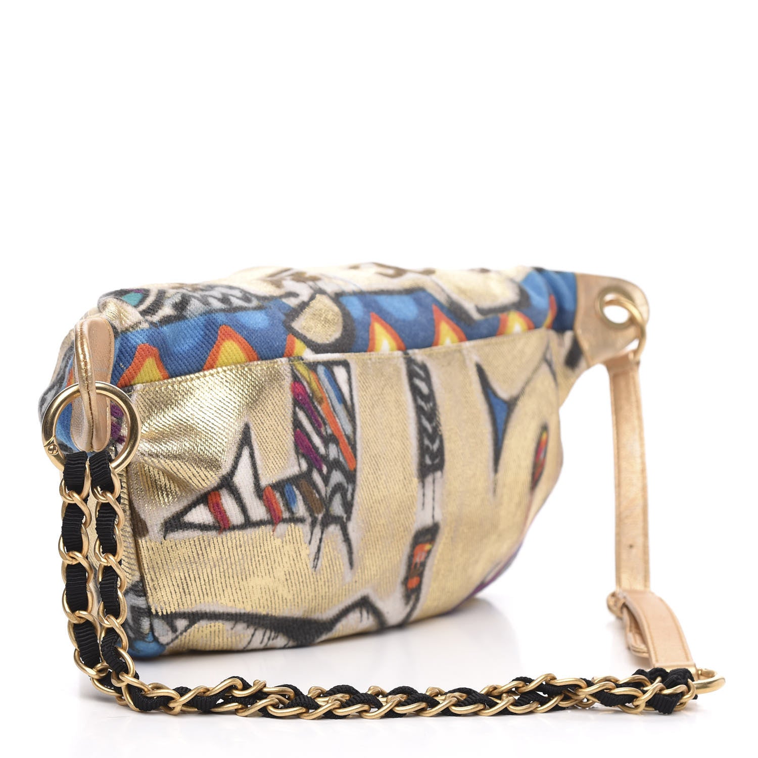 Chanel Graffiti Printed Canvas Street Spirit Waist Belt Bag Multicolor 3 of 10