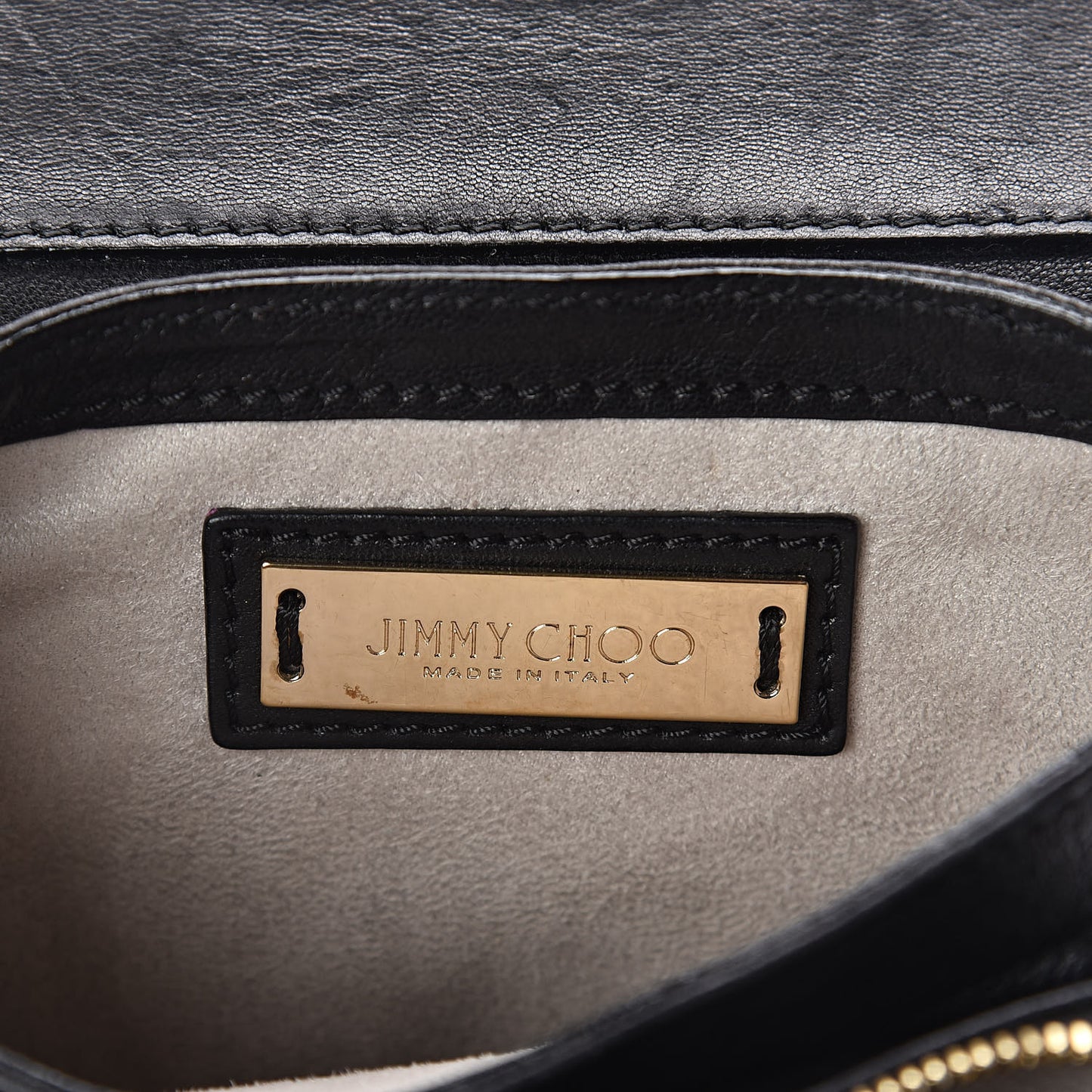 Lambskin Elaphe Zadie Flap Bag Black
