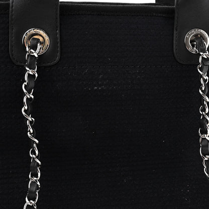 Chanel Mixed Fibers Small Deauville Tote Black 11 of 11