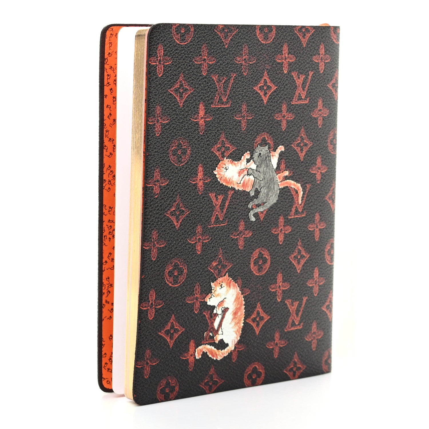 Louis Vuitton Catogram Clemence Notebook MM Marron 3 of 5
