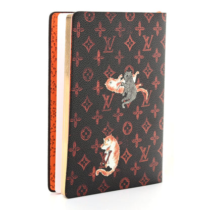 Louis Vuitton Catogram Clemence Notebook MM Marron 3 of 5