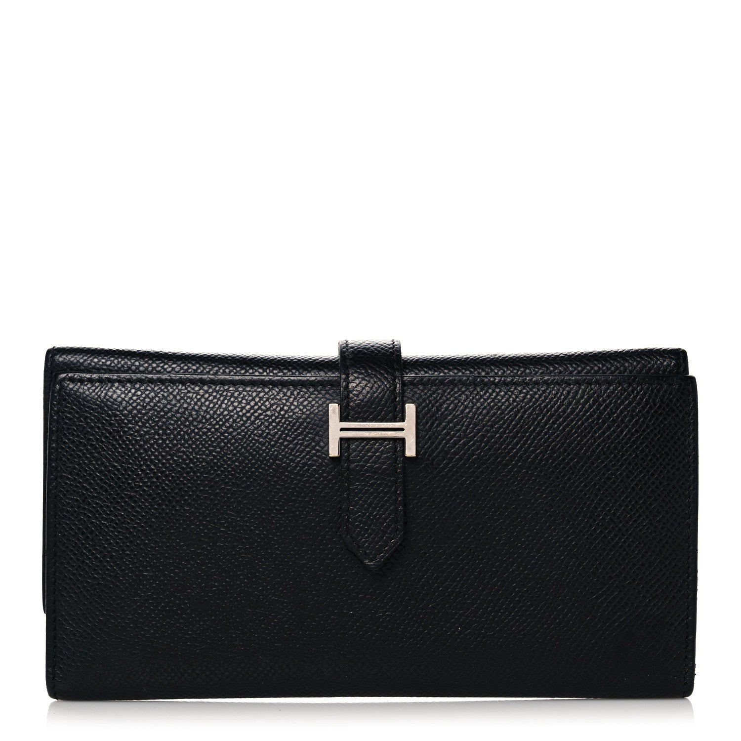 Hermes Epsom Tri-Fold Bearn Wallet Black 1 of 11