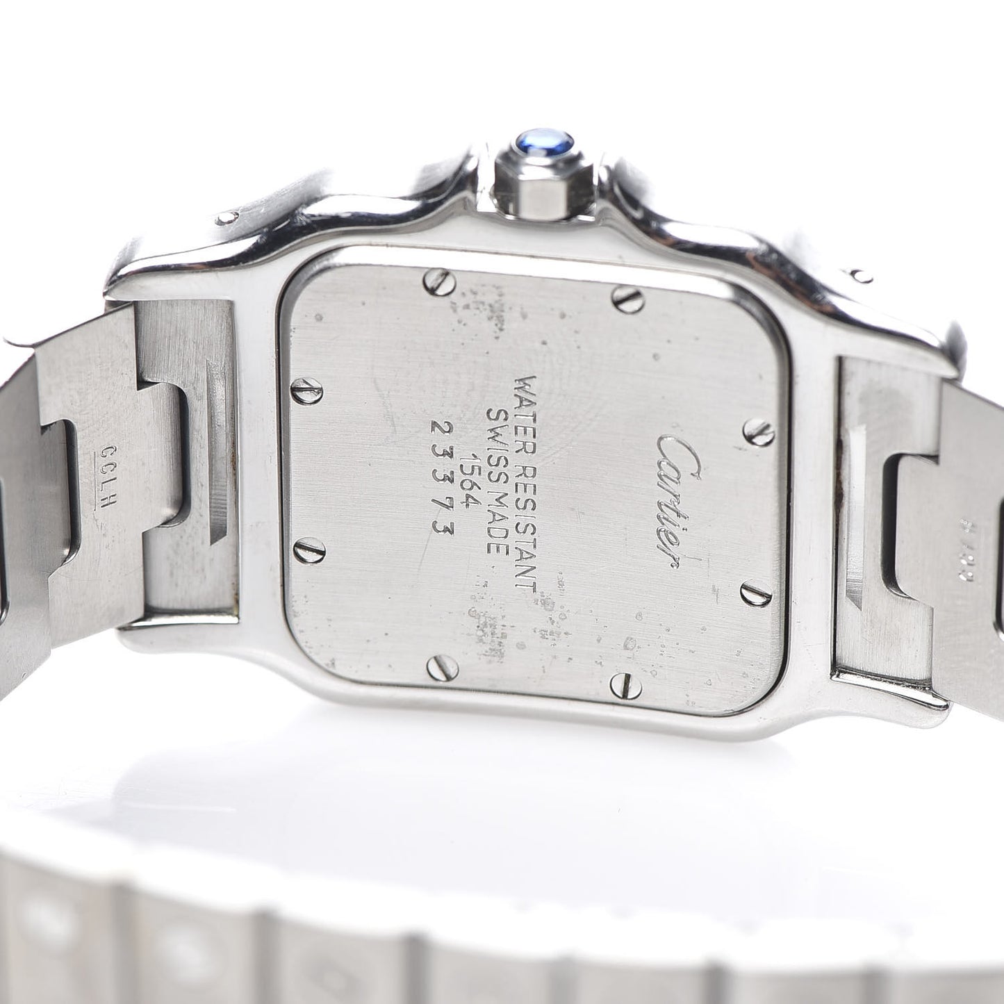 Stainless Steel 29mm Santos De Galbee Quartz Watch