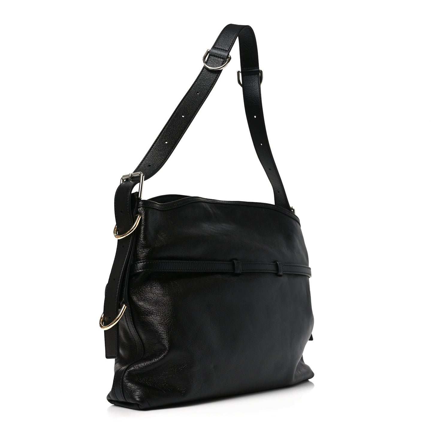 Calfskin Medium Voyou Bag Black