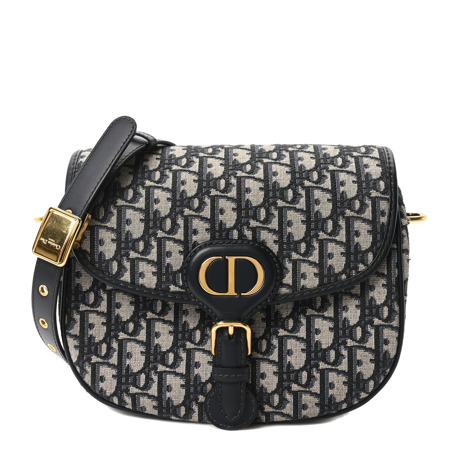 Christian Dior Oblique Medium Bobby Flap Blue 1 of 9