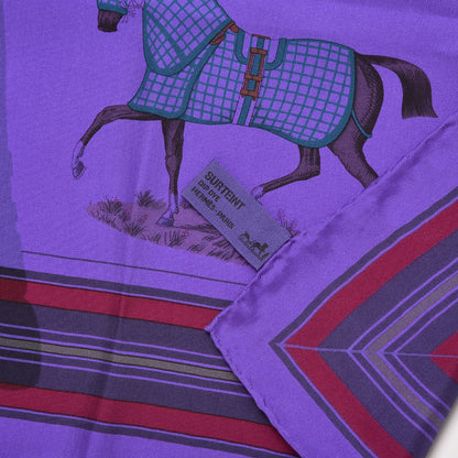 Hermes Silk Dip Dye Couvertures Et Tenues de Jour Scarf 90 5 of 5