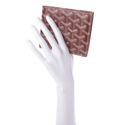 Goyard Goyardine Saint Florentin Bi-Fold Wallet Burgundy 2 of 10