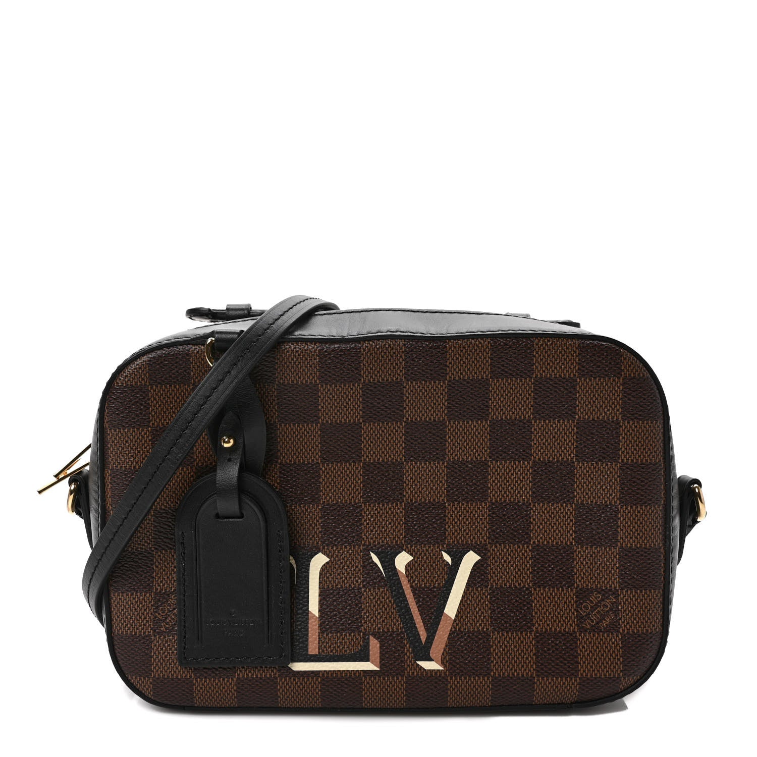 Louis Vuitton Damier Ebene Santa Monica Black 1 of 8