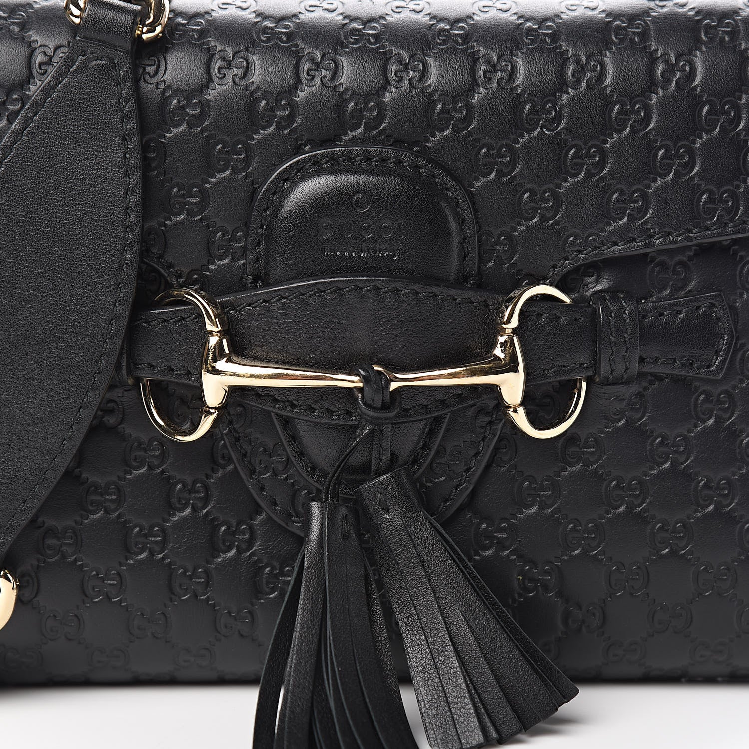 Gucci Microguccissima Mini Emily Shoulder Bag Black 10 of 10