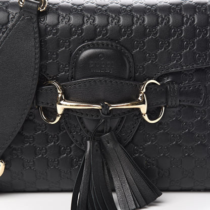 Gucci Microguccissima Mini Emily Shoulder Bag Black 10 of 10