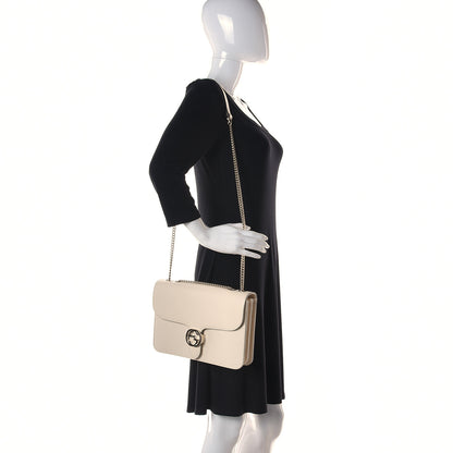 Gucci Dollar Calfskin Interlocking G Shoulder Bag Ivoire 2 of 11