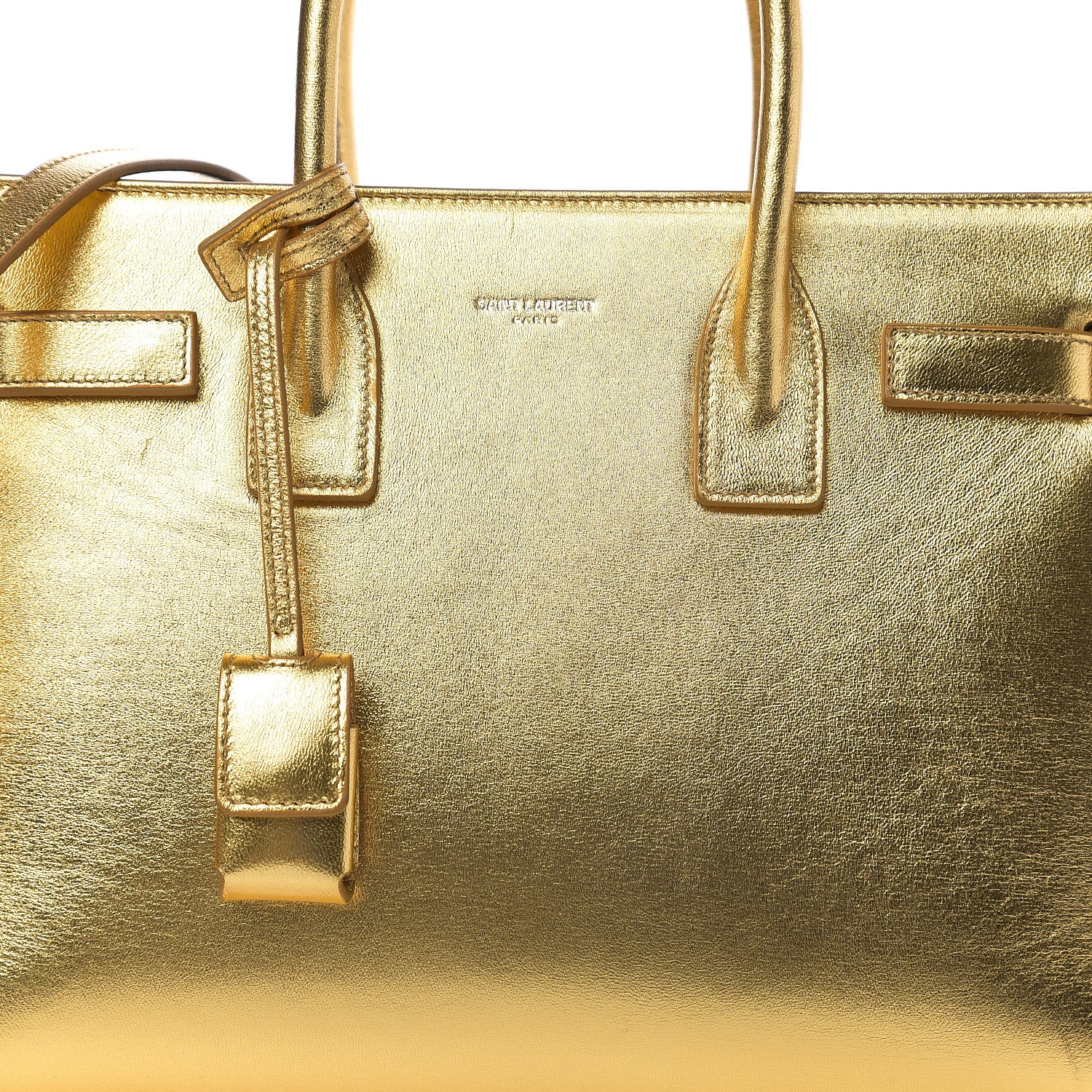 Saint Laurent Metallic Calfskin Baby Sac De Jour Ciad 7 of 9