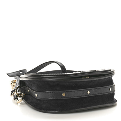 Chloe Patent Suede Small Nile Bracelet Bag Black 4 of 10