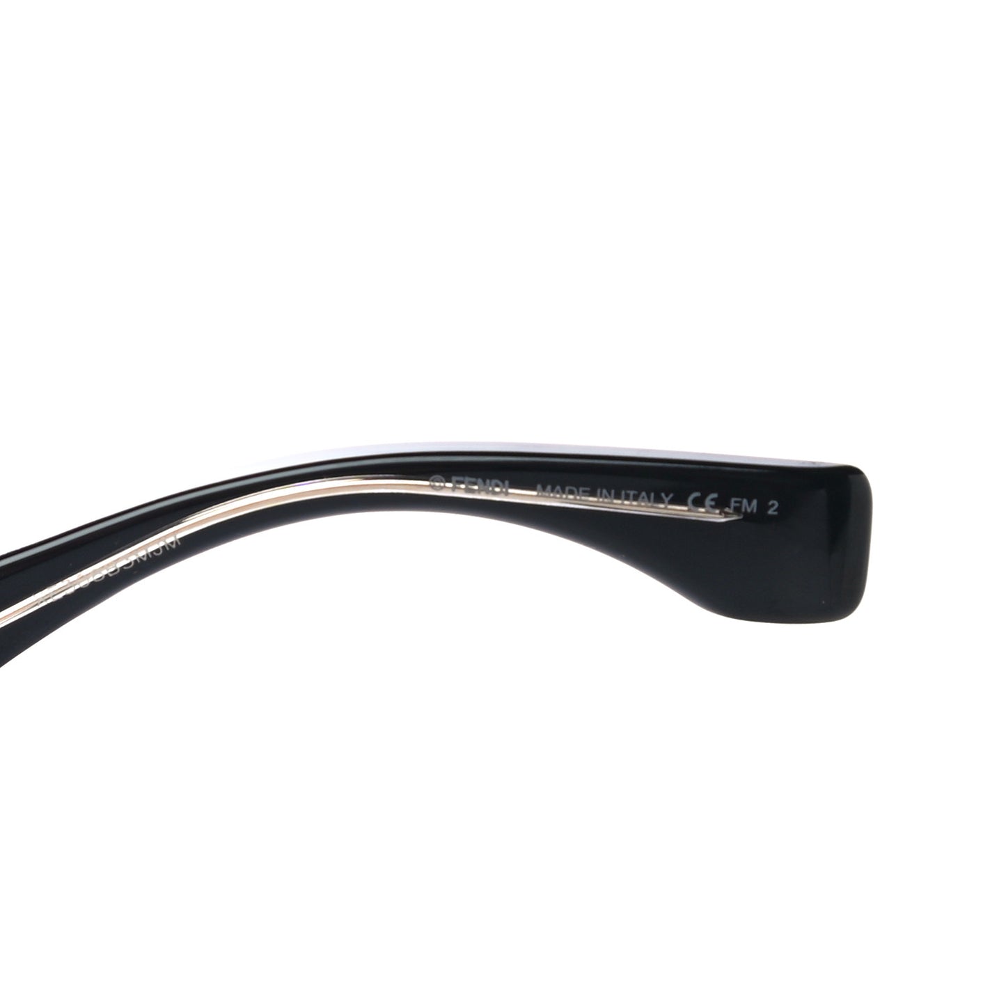 Acetate Cat Eye Sunglasses FF0452 Black